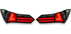 Задняя оптика диодная темная GT Style для Toyota Corolla 2013-